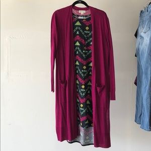 Lularoe Carly and matching duster